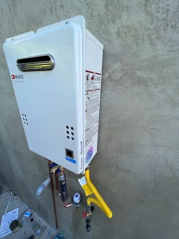 Tankless water heater installation for Redland homes
